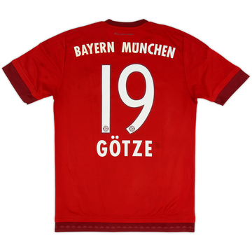 2015-16 Bayern Munich Home Shirt Gotze #19 - 5/10 - (S)