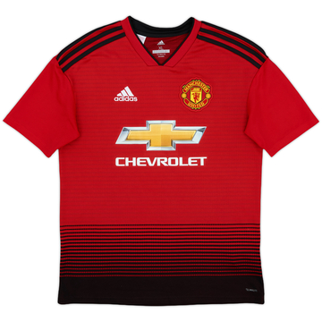 2018-19 Manchester United Home Shirt - 9/10 - (XL.Boys)