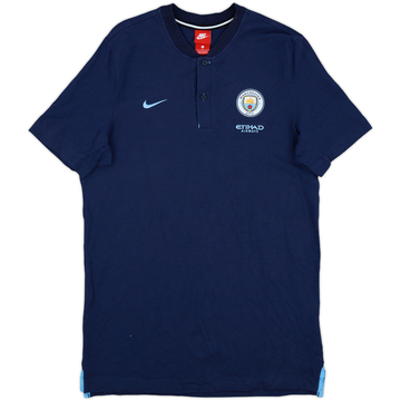 2017-18 Manchester City Nike Polo Shirt - 9/10 - (L)