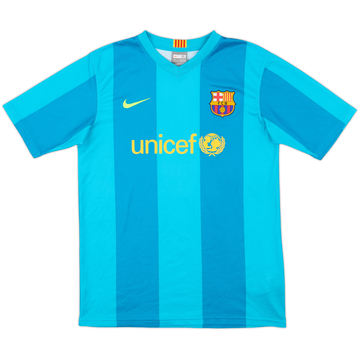 2007-09 Barcelona Basic Away Shirt - 9/10 - (XL.Boys)