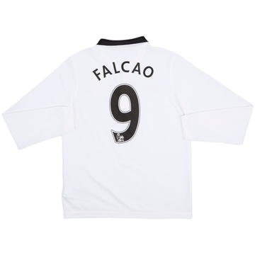 2014-15 Manchester United Away L/S Shirt Falcao #9 - 9/10 - (XL.Boys)