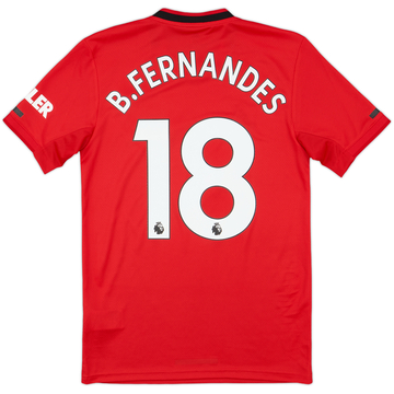 2019-20 Manchester United Home Shirt B.Fernandes #18 - 10/10 - (XS)