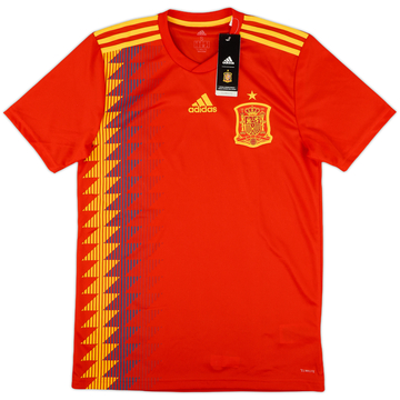 2018-19 Spain Home Shirt (S)