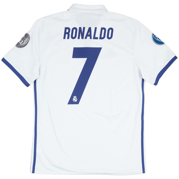 2016-17 Real Madrid Home Shirt Ronaldo #7 - 8/10 - (M)