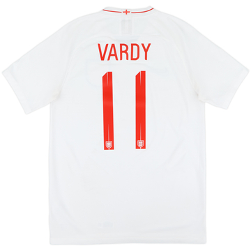 2018-19 England Home Shirt Vardy #11 - 7/10 - (M)