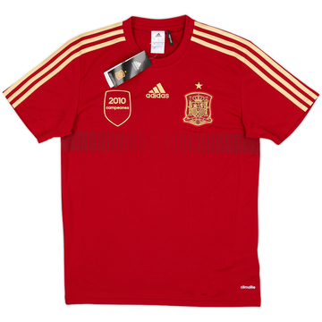 2013-14 Spain '2010 Campeones' adidas Training Shirt (S)