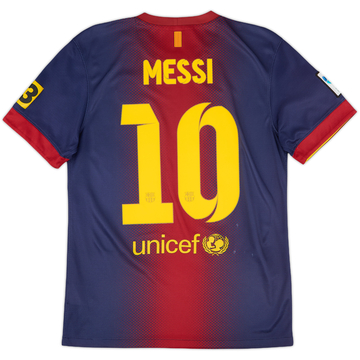 2012-13 Barcelona Home Shirt Messi #10 - 5/10 - (S)