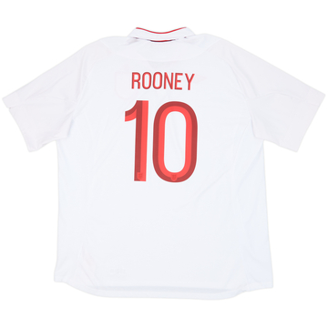 2012-13 England Home Shirt Rooney #10 - 9/10 - (3XL)