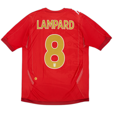 2006-08 England Away Shirt Lampard #8 - 7/10 - (S)