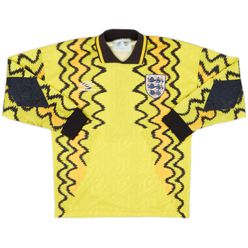 1990-92 England GK Shirt #1 - 8/10 - (XL.Boys)