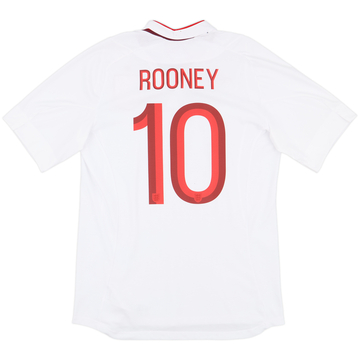 2012-13 England Home Shirt Rooney #10 - 7/10 - (M)