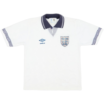 1990-92 England Home Shirt - 6/10 - (M.Boys)