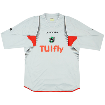 2007-08 Hannover Away L/S Shirt - 8/10 - (XL)