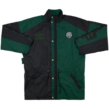 1995-96 Celtic Umbro Padded Bench Coat - 9/10 - (L)