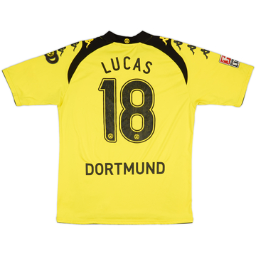2009-10 Borussia Dortmund Home Shirt Lucas #18 - 6/10 - (XL)