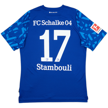 2019-20 Schalke Home Shirt Stambouli #17 - 8/10 - (L)