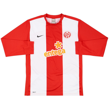 2009-10 FSV Mainz Home L/S Shirt - 10/10 - (M)
