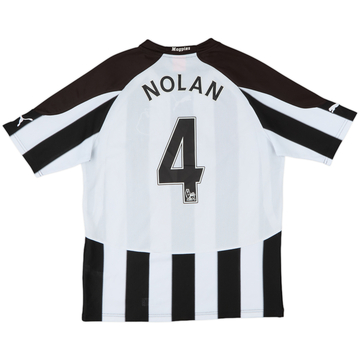 2010-11 Newcastle Home Shirt Nolan #4 - 4/10 - (M)