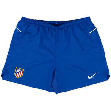 2004-05 Atletico Madrid Home Shorts - 9/10 - (XL.Boys)