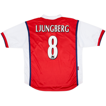1998-99 Arsenal Home Shirt Ljungberg #8 - 10/10 - (XL)