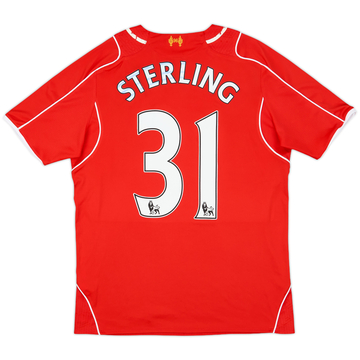 2014-15 Liverpool Home Shirt Sterling #31 - 5/10 - (M)