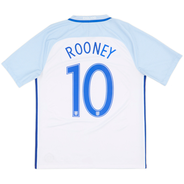 2016-17 England Home Shirt Rooney #10 - 7/10 - (M)