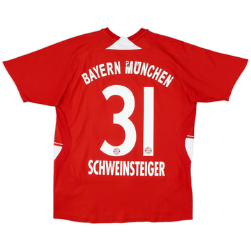 2007-08 Bayern Munich Home Shirt Schweinsteiger #31 - 6/10 - (L.Boys)