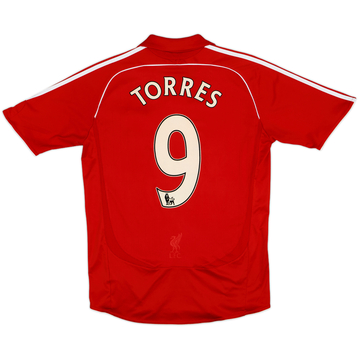 2006-08 Liverpool Home Shirt Torres #9 - 5/10 - (M)