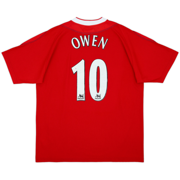 2002-04 Liverpool Home Shirt Owen #10 - 6/10 - (L)