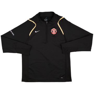 2006-07 Manchester United Nike 1/4 Zip Drill Top - 9/10 - (M)