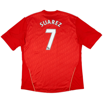 2010-12 Liverpool Home Shirt Suarez #7 - 6/10 - (3XL)