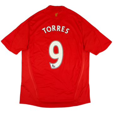 2008-10 Liverpool Home Shirt Torres #9 - 6/10 - (L)