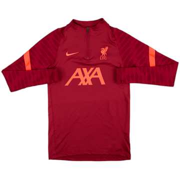 2021-22 Liverpool Nike 1/4 Drill Top - 8/10 - (XS)