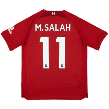 2022-23 Liverpool Home Shirt M.Salah #11 - 8/10 - (XL.Boys)