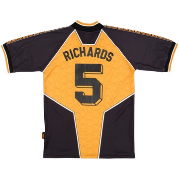 1996-98 Wolves Home Shirt Richards #5 - 8/10 - (S)