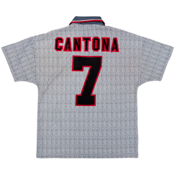 1995-96 Manchester United Away Shirt Cantona #7 - 7/10 - (M)