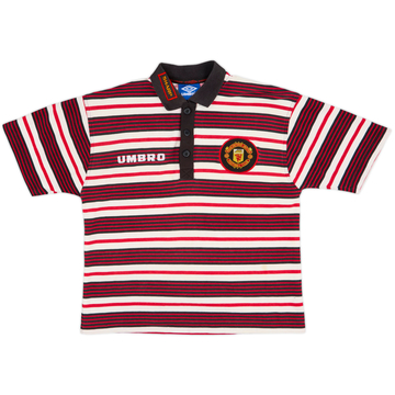 1997-98 Manchester United Umbro Polo Shirt - 9/10 - (M)