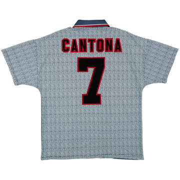 1995-96 Manchester United Away Shirt Cantona #7 - 8/10 - (L)