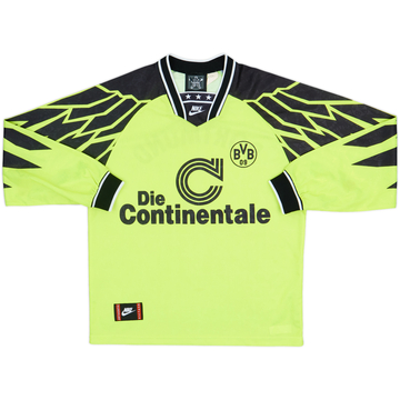 1994-95 Borussia Dortmund Home L/S Shirt - 8/10 - (M)