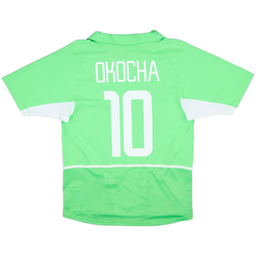 2002-04 Nigeria Home Shirt Okocha #10 - 8/10 - (S)