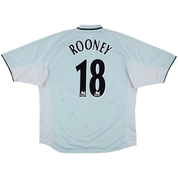 2001-02 Everton Away Shirt Rooney #18 - 8/10 - (XL)