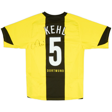 2005-06 Borussia Dortmund Signed Home Shirt Kehl #5 - 9/10 - (S)