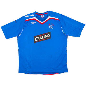 2007-08 Rangers Home Shirt - 6/10 - (XXL)