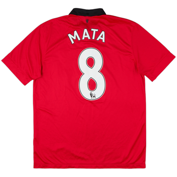 2013-14 Manchester United Home Shirt Mata #8 - 7/10 - (L)