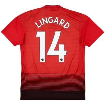 2018-19 Manchester United Home Shirt Lingard #14 - 9/10 - (S)