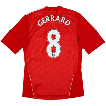 2010-12 Liverpool Home Shirt Gerrard #8 - 5/10 - (S)