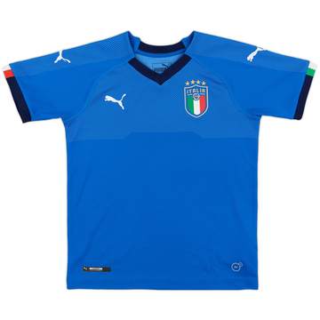 2018-19 Italy Home Shirt - 8/10 - (S.Boys)