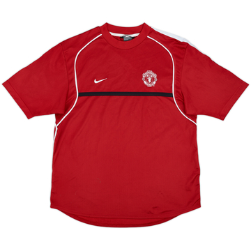 2002-03 Manchester United Nike Training Shirt - 8/10 - (L)