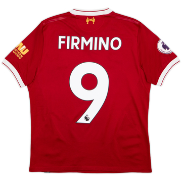 2017-18 Liverpool 125 Years Home Shirt Firmino #9 - 8/10 - (L.Boys)