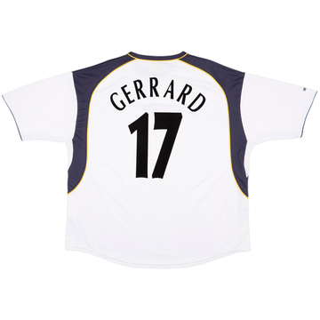 2001-03 Liverpool Away Shirt Gerrard #17 - 6/10 - (3XL)